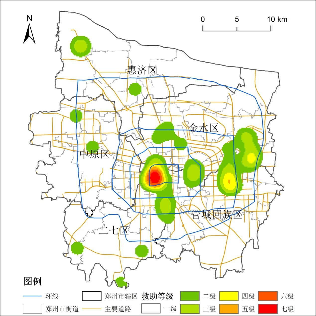 专家发布郑州市暴雨灾情安全隐患和居民所需救助分布图