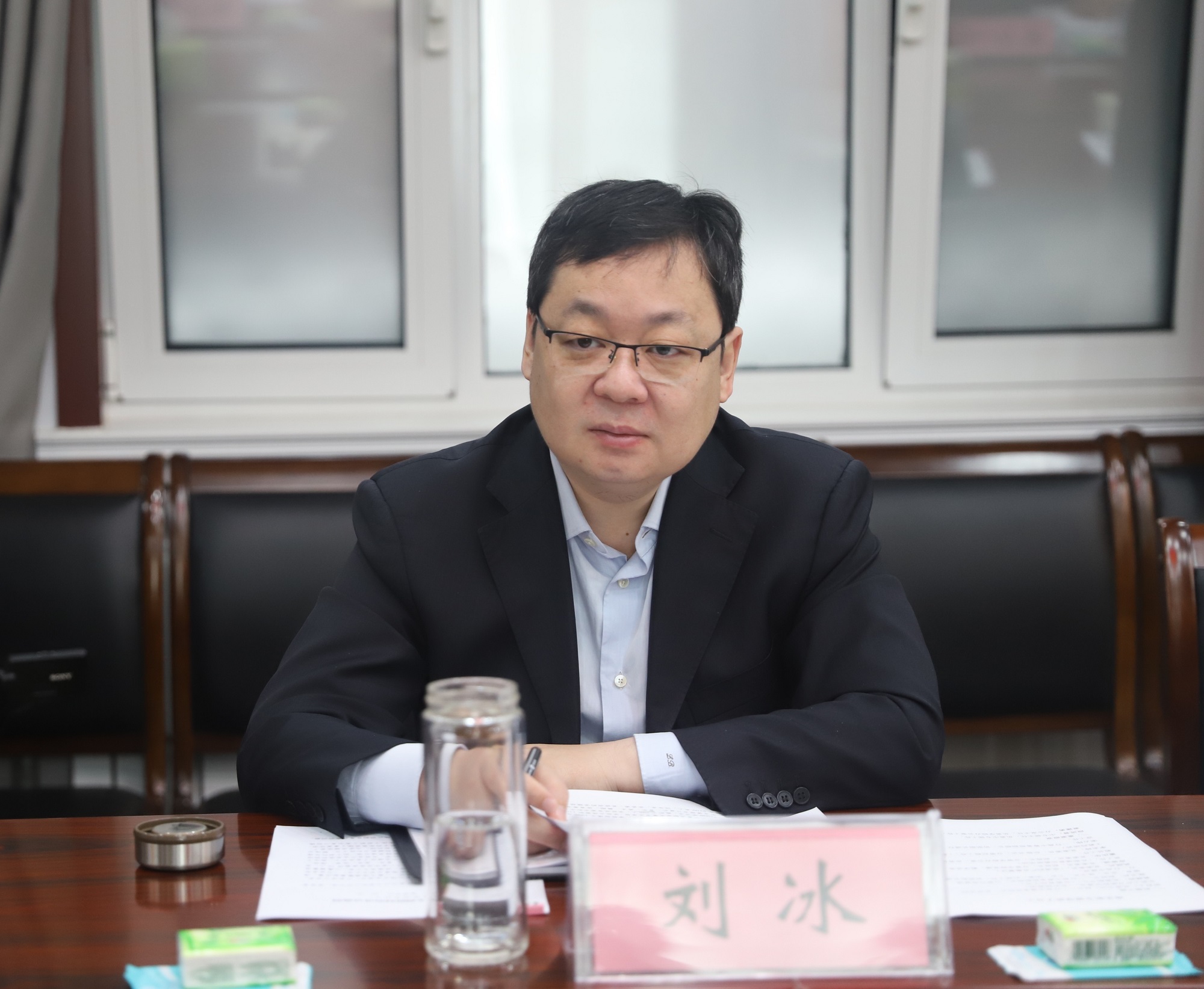 濮阳市委常委南乐县委书记刘冰到南乐县职业中专调研