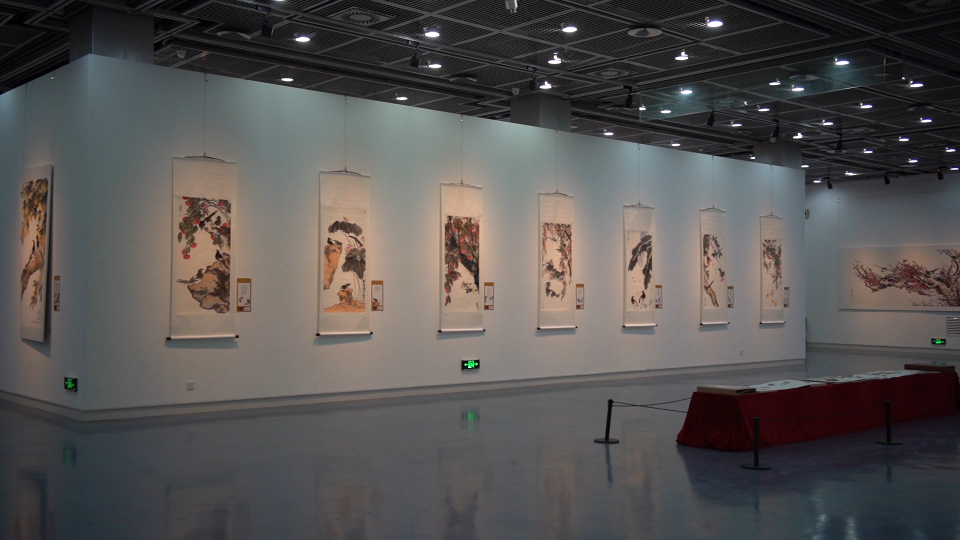 笔墨生恩丹青乡情记河南省美术馆白丁水墨画展