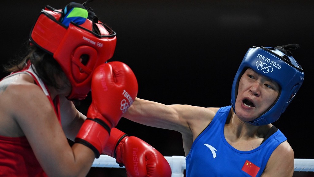 祝贺!谷红夺得拳击女子69公斤级银牌