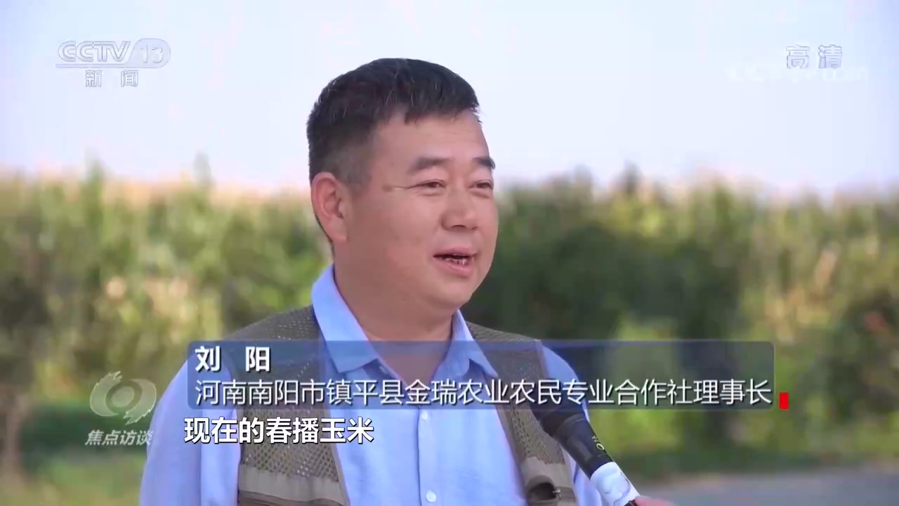 央视焦点访谈关注河南：以丰补歉 力争完成全年粮食生产目标