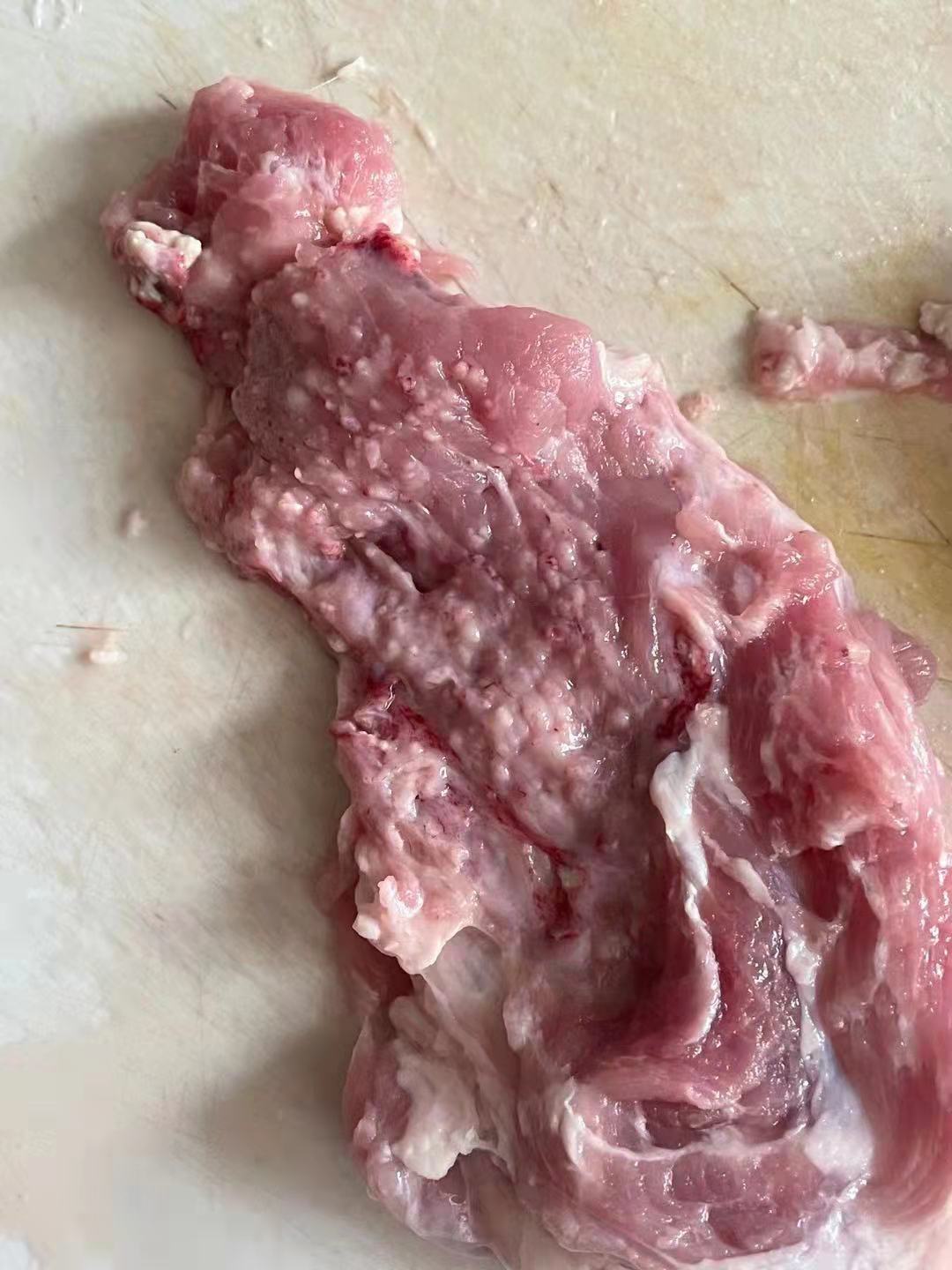 猪肉肥肉一粒一粒图图片
