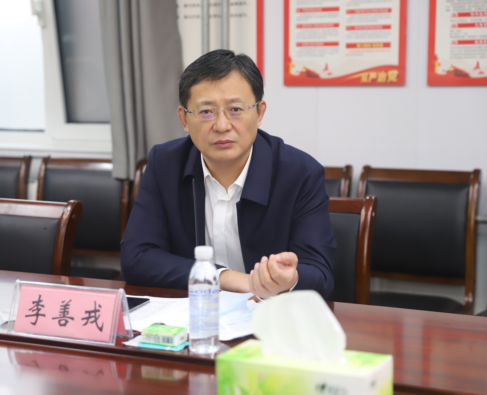 濮阳市委常委南乐县委书记刘冰到南乐县职业中专调研