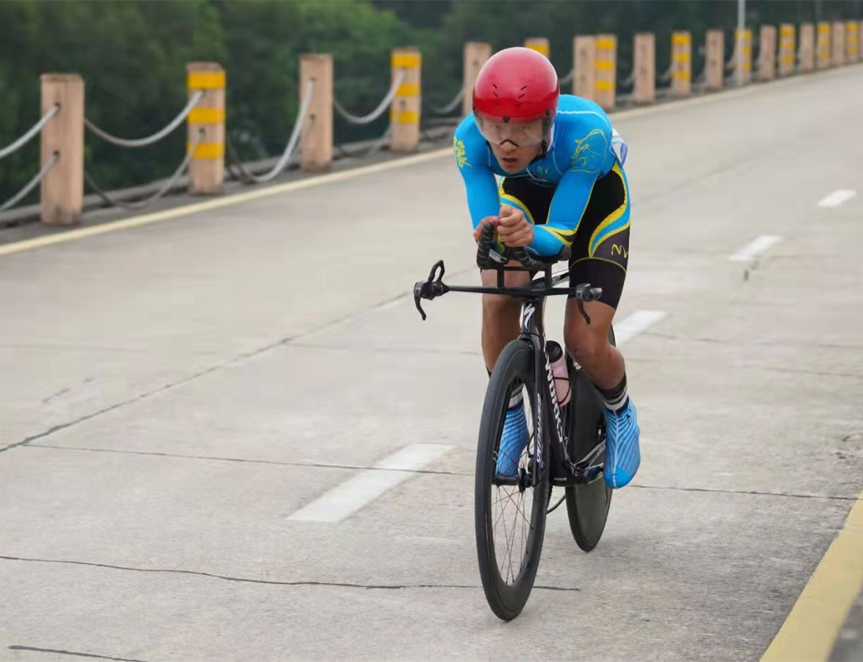 残运会赛手孙明山每天在自行车上飞驰让我更自信