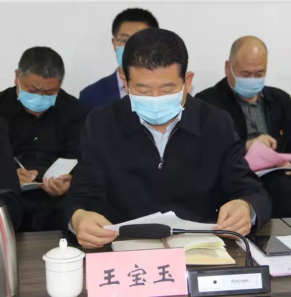 林州市市委书记王宝玉汇报紧密型县域医共体建设推进