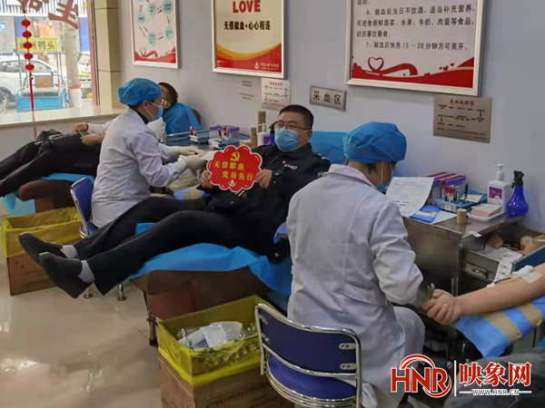 平顶山：叶县公安局组织开展无偿献血公益活动