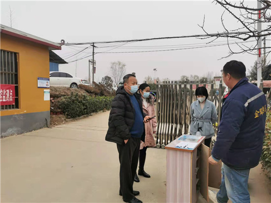 尉氏县蔡庄镇实地督导检查疫情防控工作