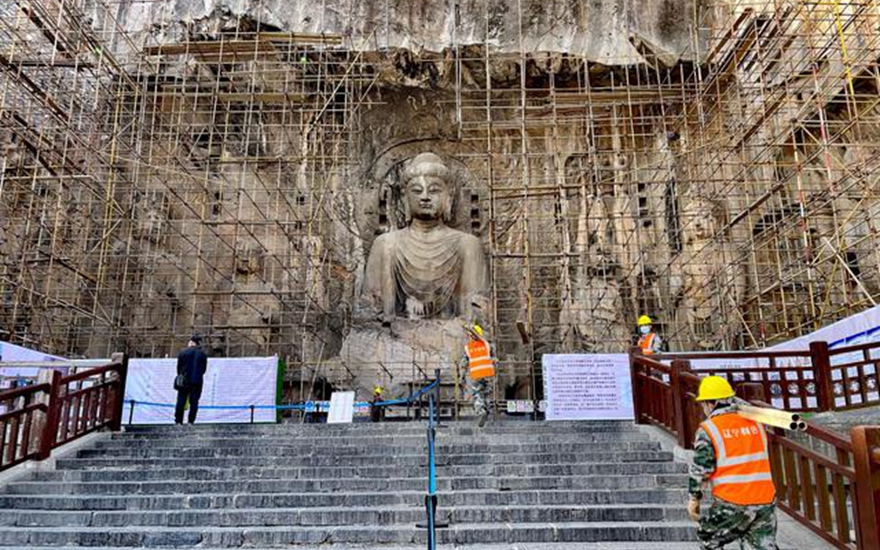 时隔50年，龙门石窟奉先寺再次启动大型保护工程
