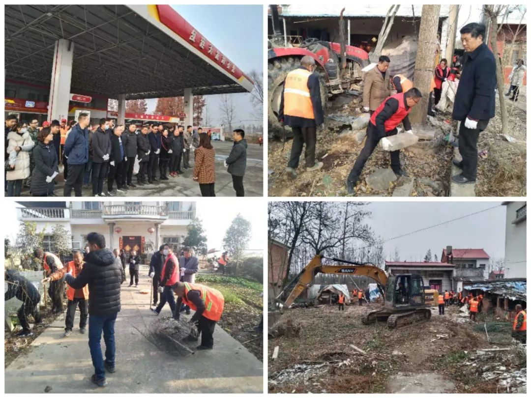 固始县石佛店镇集中行动响号角整村推进出成效