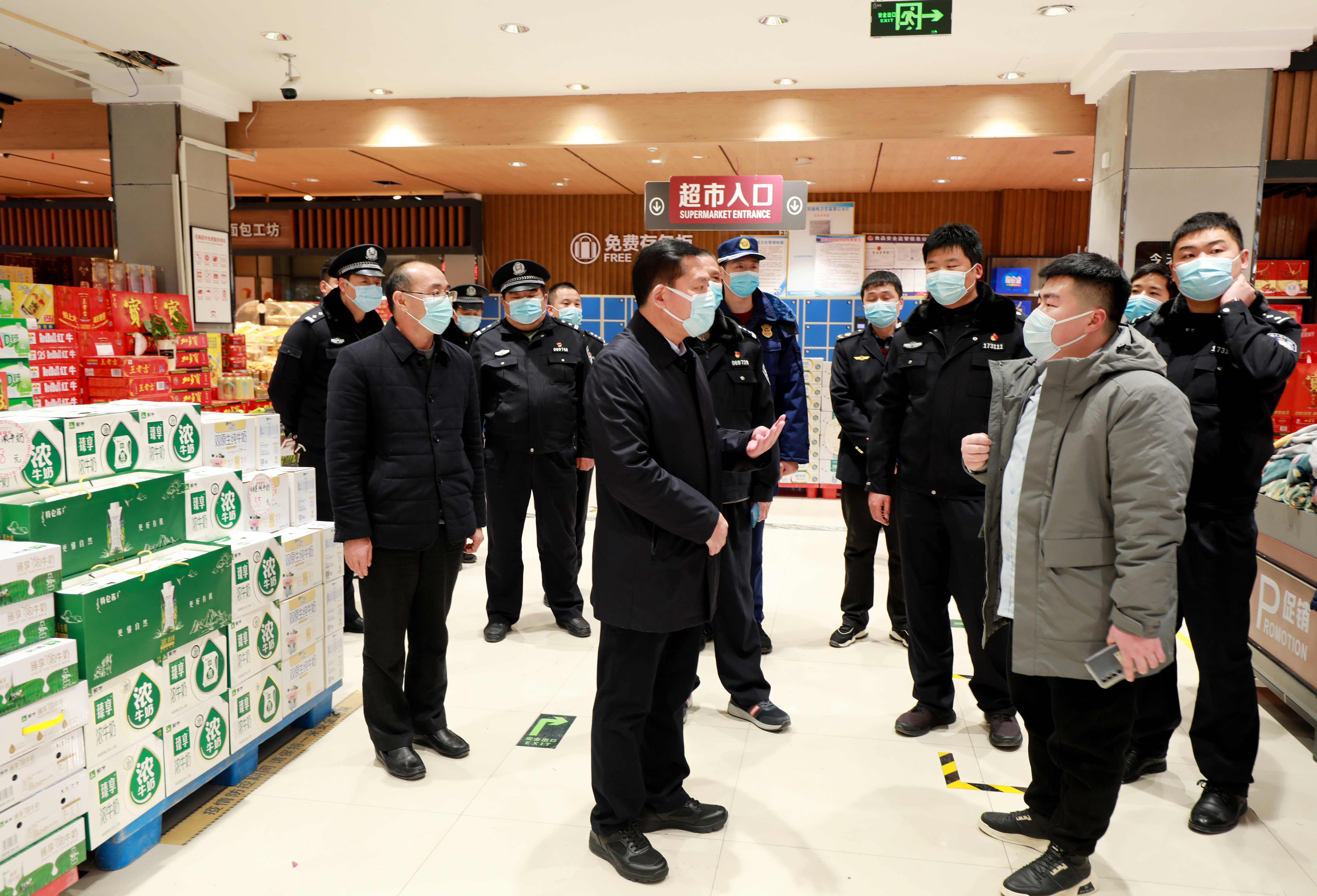 周口郸城陈凤祥同志带队开展元旦前夕安全大检查