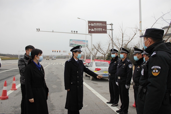 2022年1月6日下午,泌阳县委常委,政法委书记李慧阳,泌阳县副县长,公安