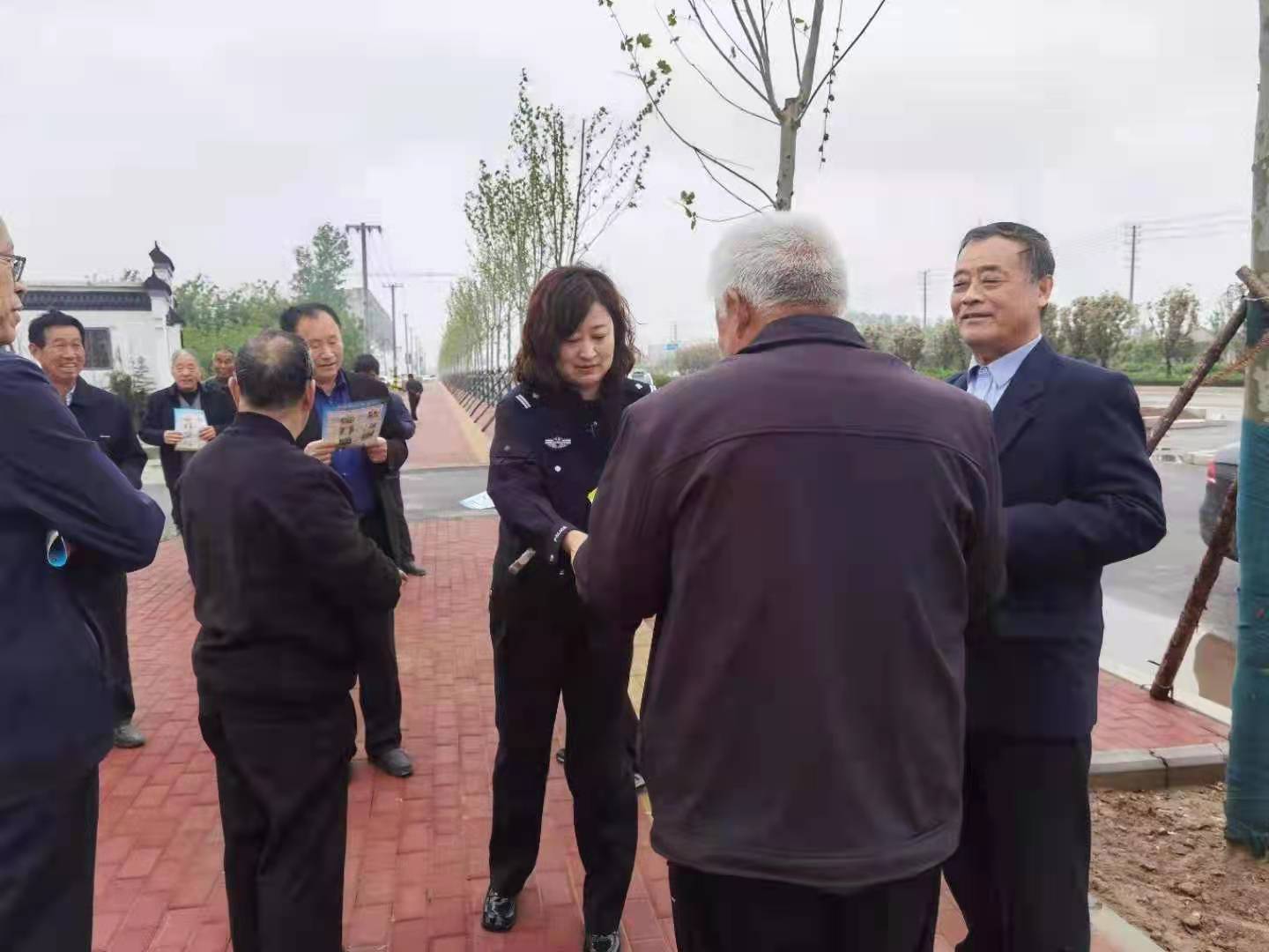 商丘张阁派出所全警动员保平安