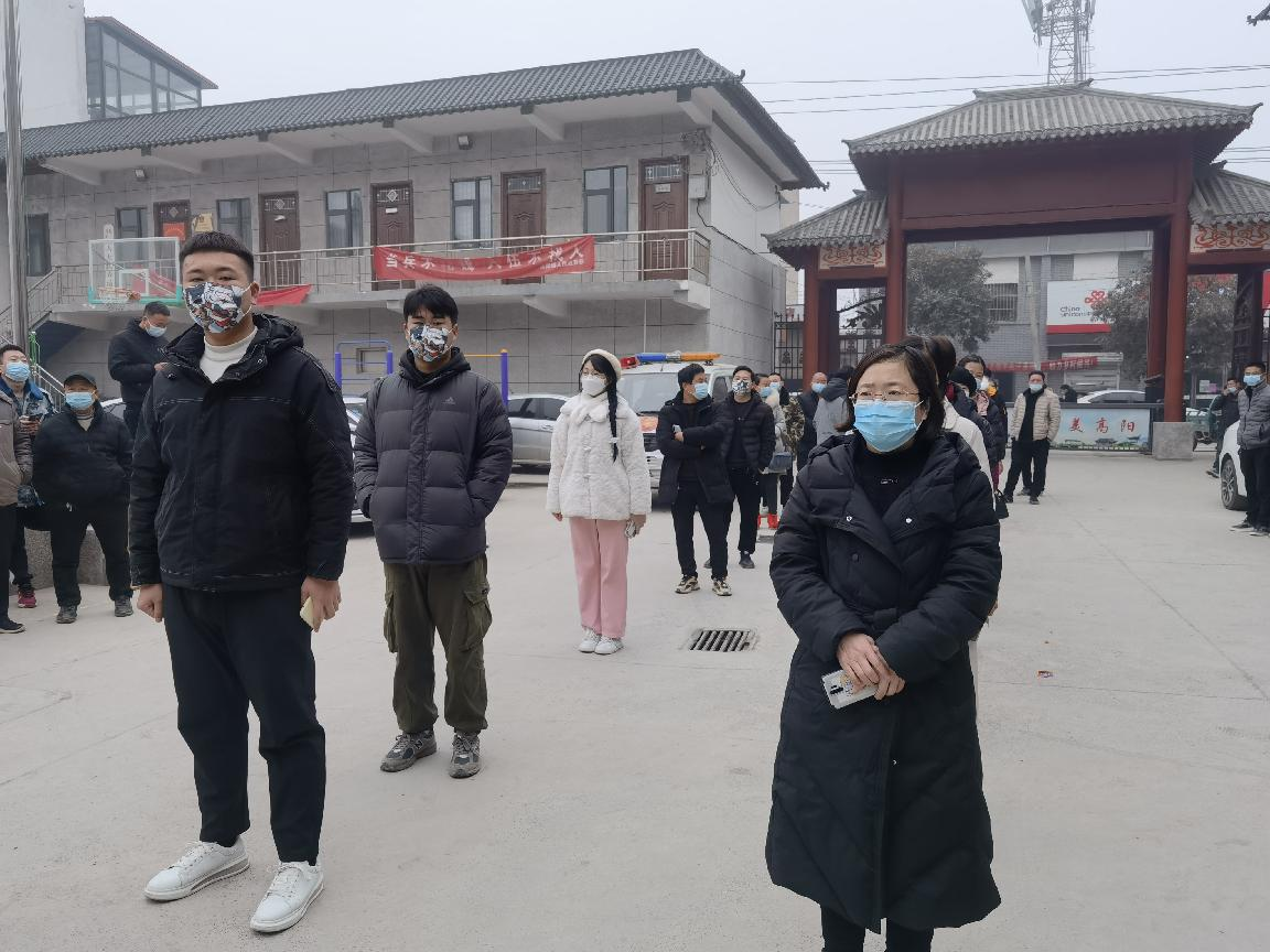 杞县高阳镇开展全员核酸检测业务培训暨实战演练