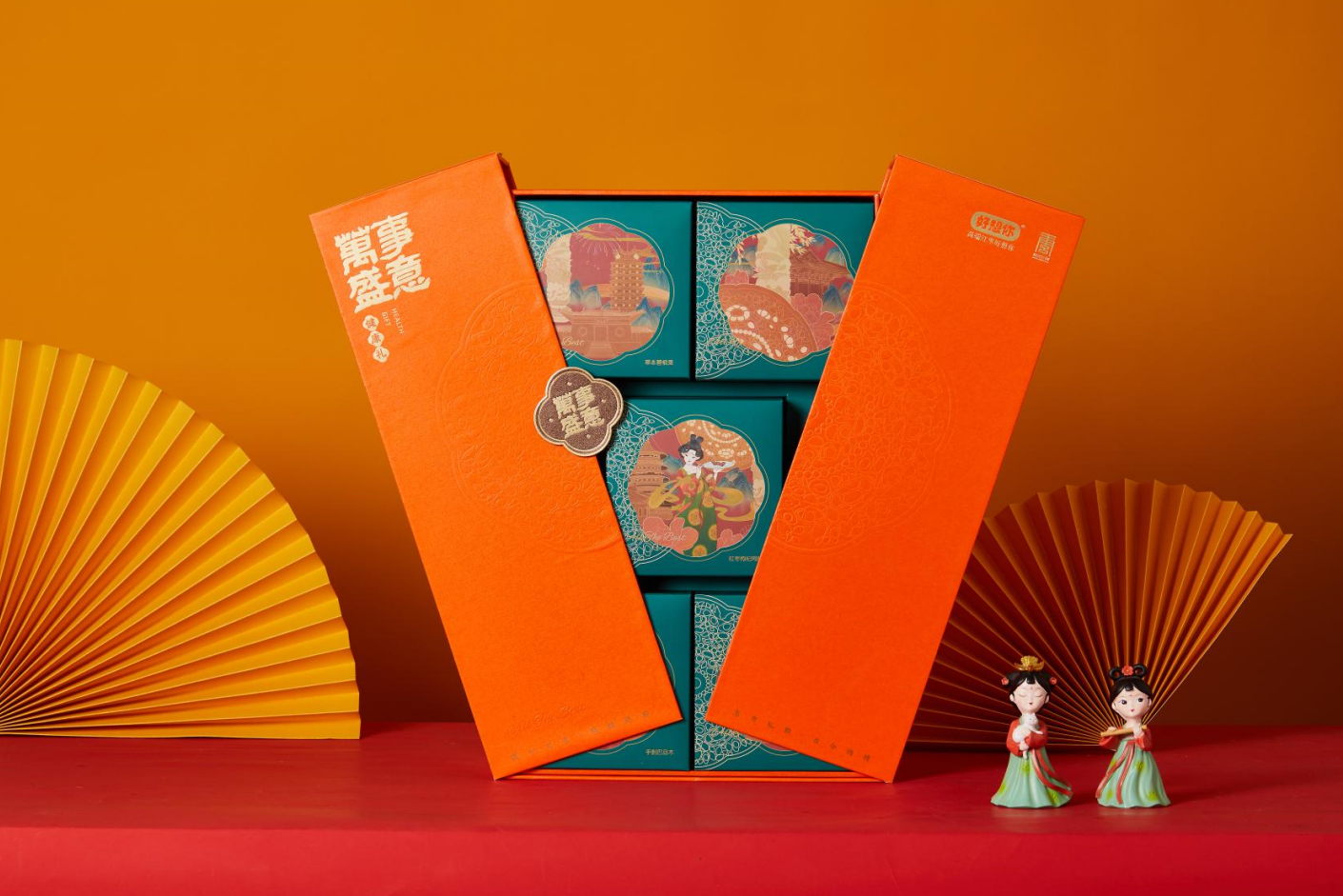 国潮爆品上线好想你唐宫文创联名礼盒3分钟卖出4万盒