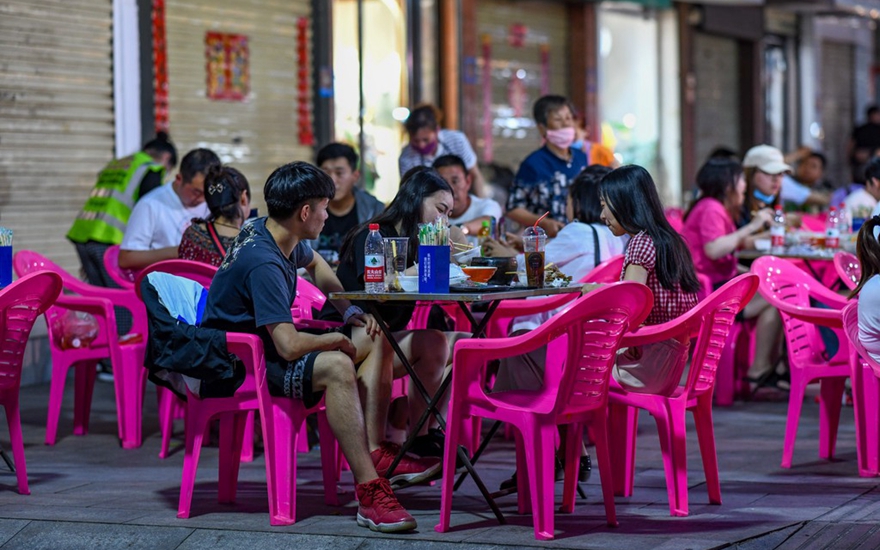 开封西司夜市、大庆路夜市2月23日复市