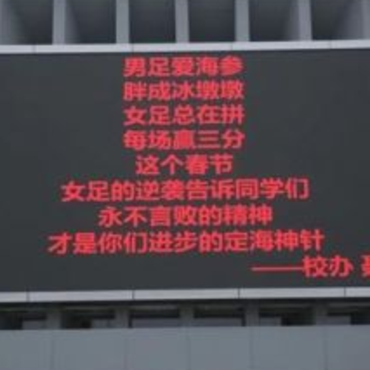 合肥一中打标语“男足爱海参 女足总在拼”，海参是无辜的啊！