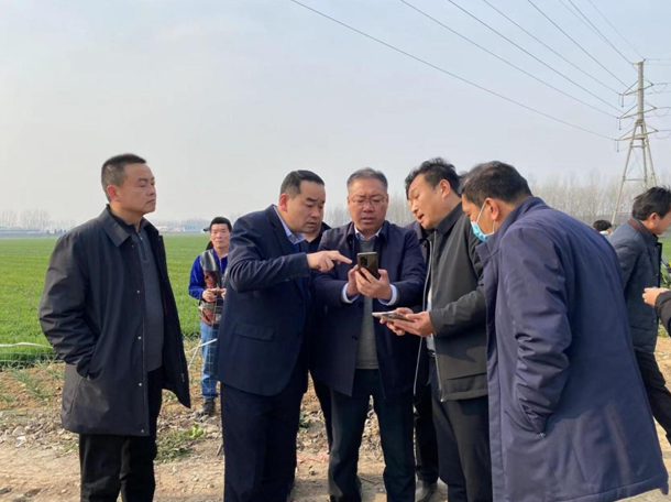 周口市川汇区胡友涛调研河西污水处理厂和沙颍生态经济带项目推进情况