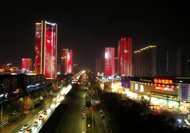 河南新乡亮化美化夜景宜人