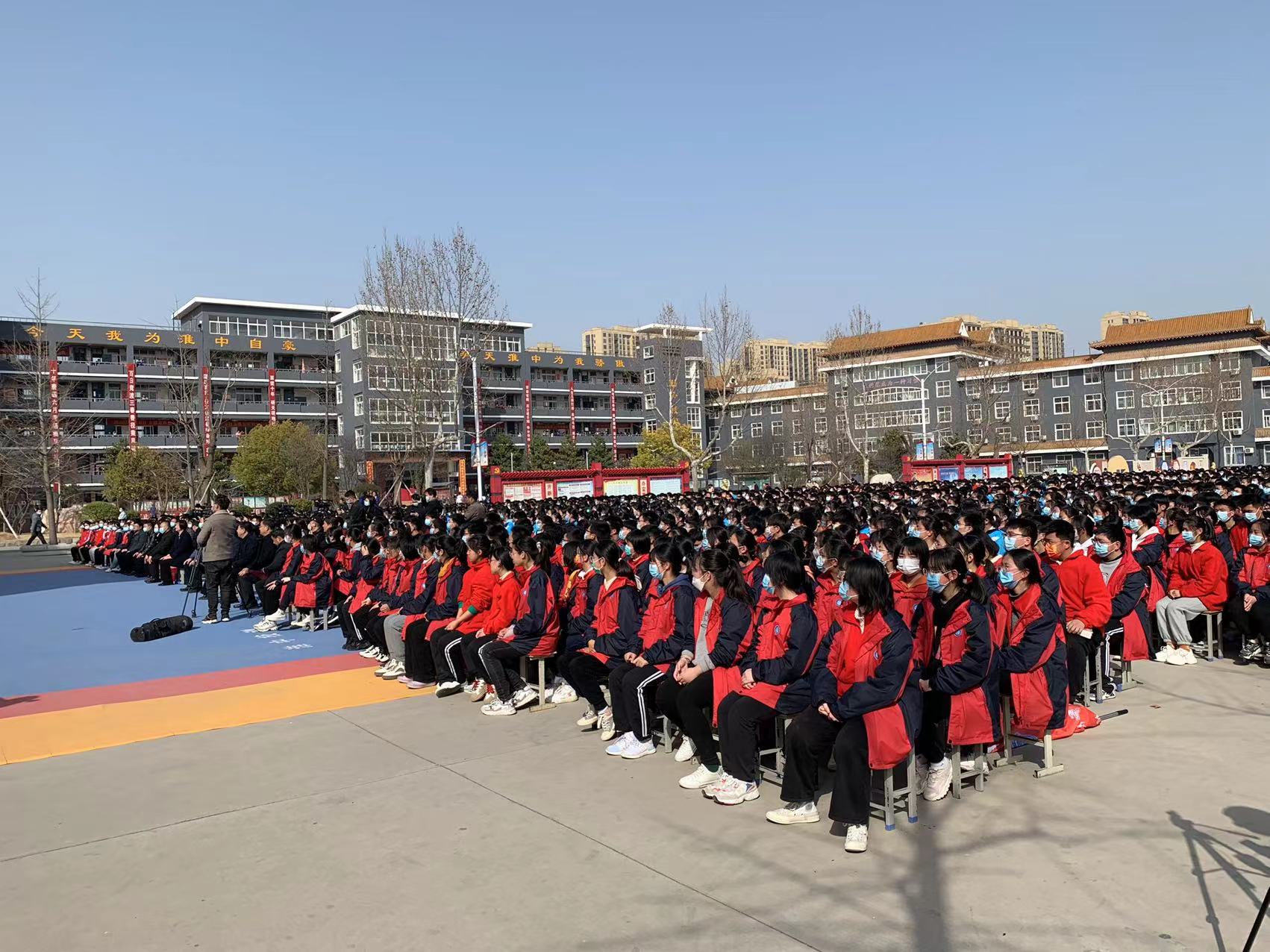 相声戏曲河南坠子诸多名家走进淮阳中学传承曲艺文化