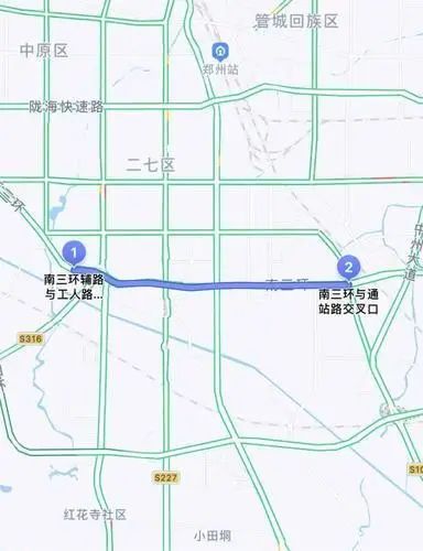 明天起，郑州南三环部分路段实施交通管理措施！