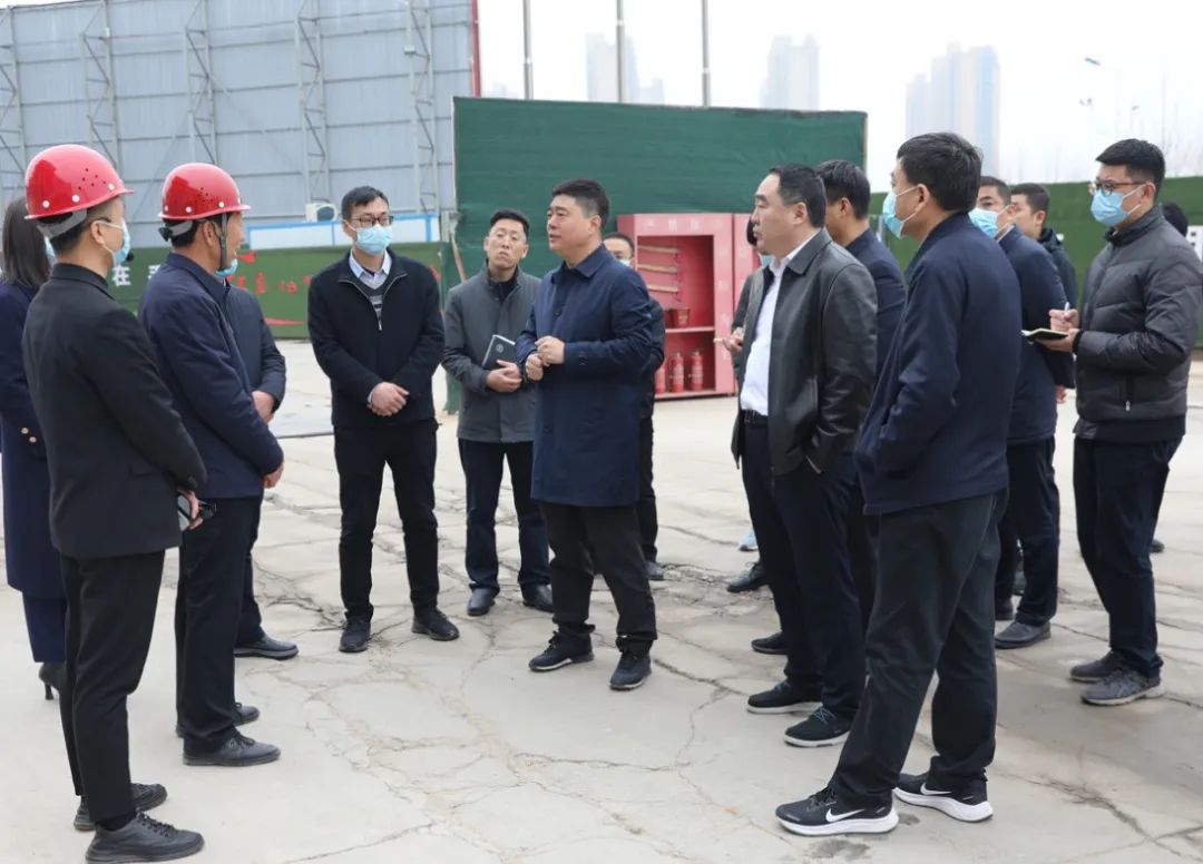 鹤壁示范区李杰马成海调研重点项目建设工作