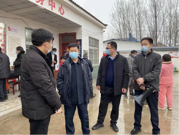 通许县委副书记祖鹏到孙营乡督导检查疫情防控工作