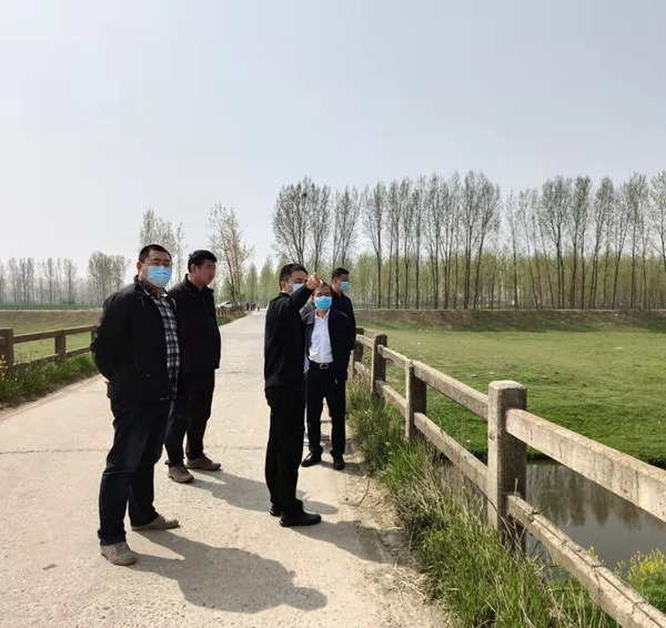 驻马店市驿城区委常委常务副区长赛睿调研指导水污染防治重点项目建设