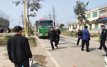 唐河县苍台镇：加强道路安全宣传 筑牢道路安全防线