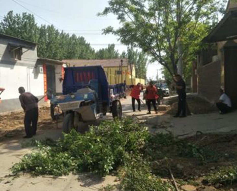 濮阳开发区新习镇牛家庄村开展人居环境整治行动 扮靓农村环境