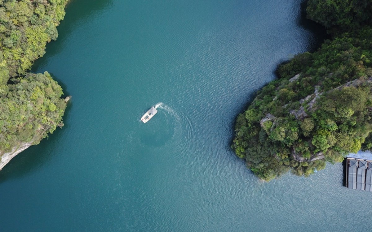天空之眼瞰世界自然遗产武陵源