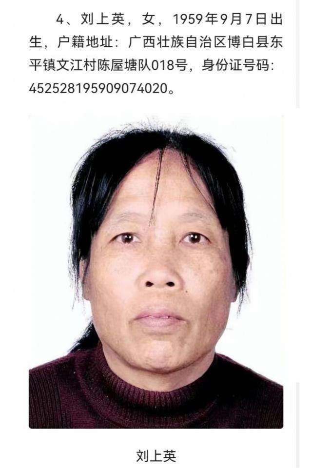 公安部a级通缉令在逃人员刘上英落网 此前一直藏匿在广东廉江-映象